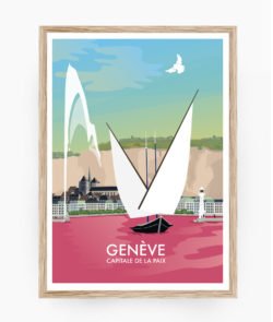 Affiche geneve suisse poster