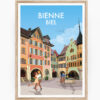 Biel plakatze bienne poster affiche suisse