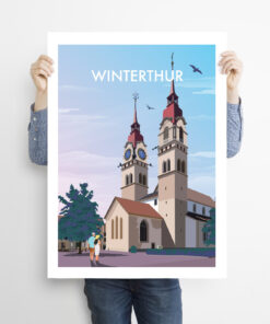 Man-holding-50x70cm-swiss-poster-Winterthur-copy
