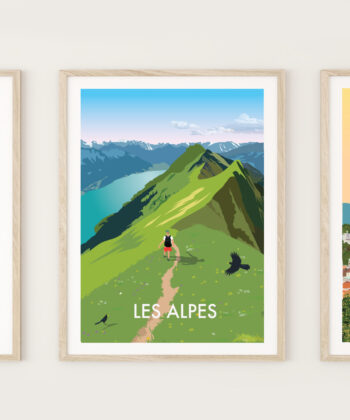 Posters-on-wall-Alpes