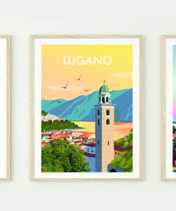 Posters-on-wall-Lugano-
