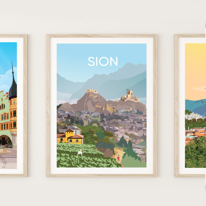 Posters-on-wall-Sion-