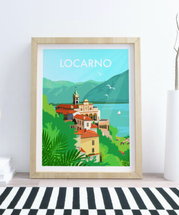 Swiss-poster-in-living-room-with-frame-Locarno-