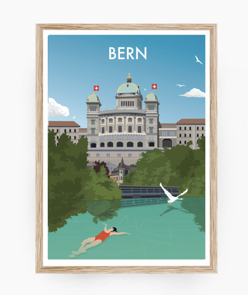 Affiche de Berne, Suisse