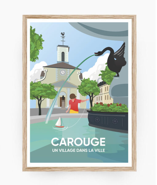 affiche geneve suisse leman carouge