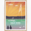 affiche geneve suisse leman eaux vives