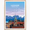 affiche poster lausanne vaud suisse