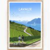 affiche poster lavaux suisse canton vaud