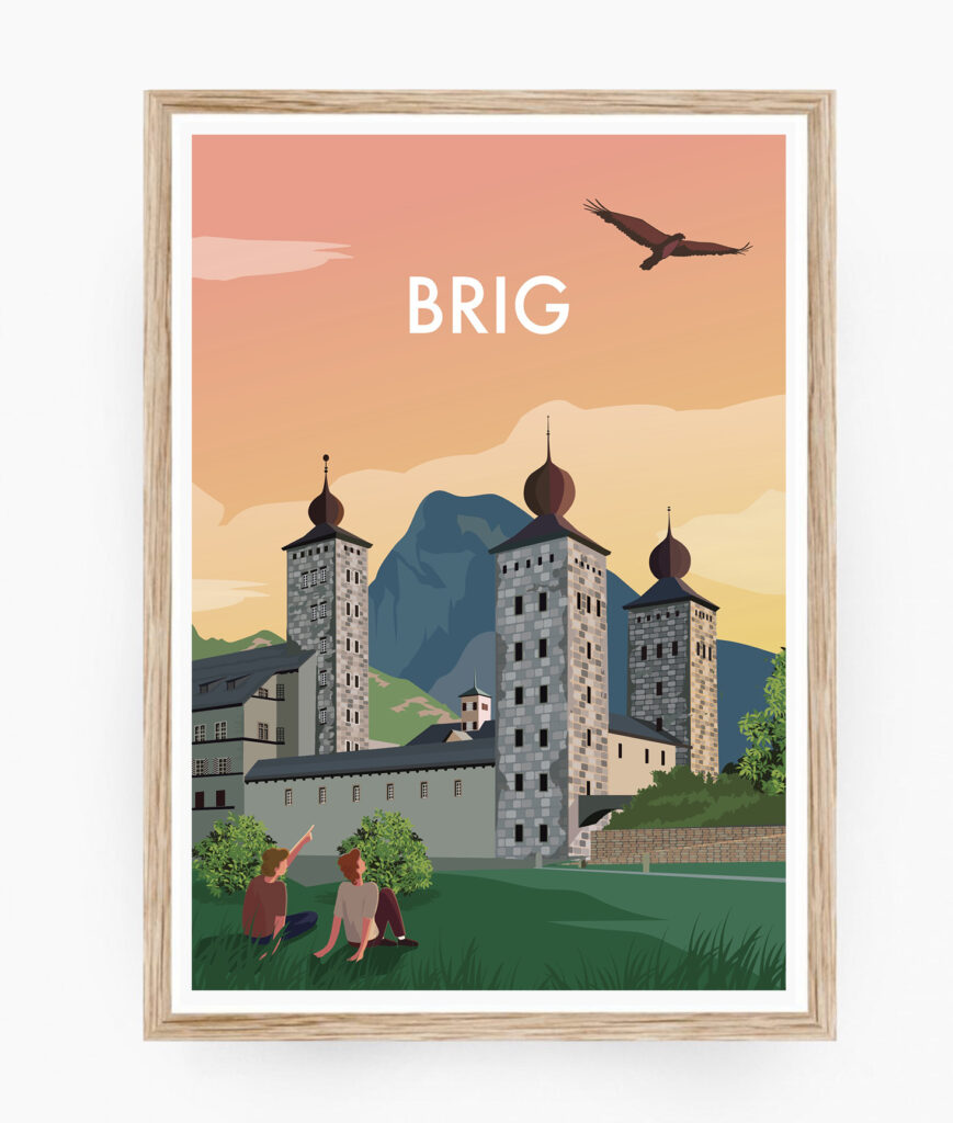 brig poster plakate switzerland Wallis valais 1
