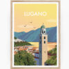 lugano poster svizzera suisse affiche