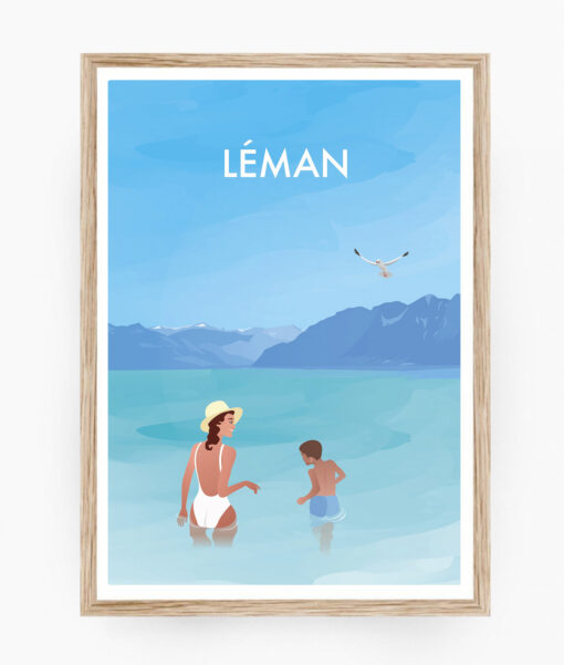 poster plakate affiche leman vaud geneve alpes