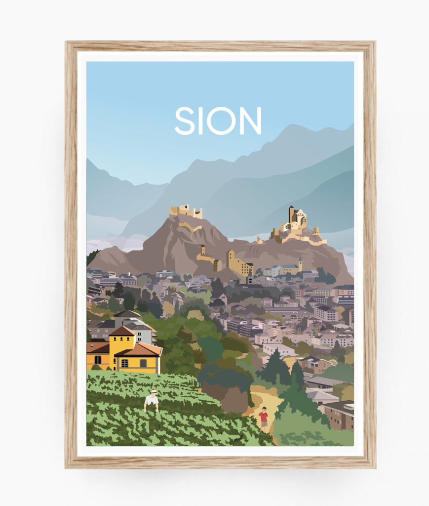 poster sion suisse valais wallis