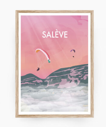 saleve poster france suisse montagne copy