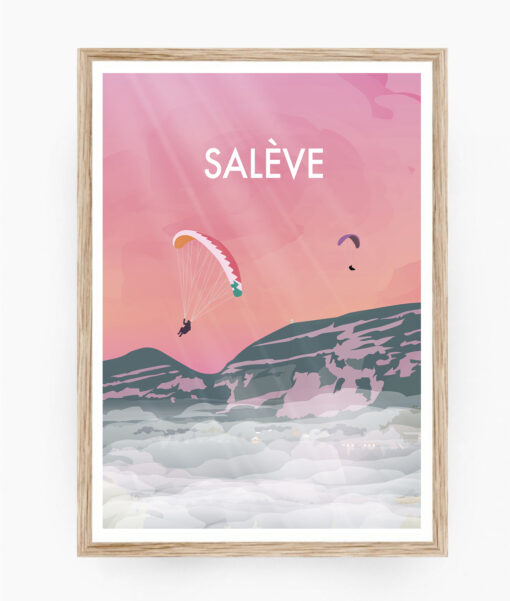 saleve poster france suisse montagne copy