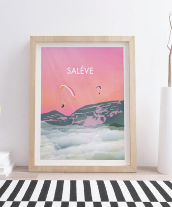 Swiss-poster-in-living-room-with-frame-Saleve-