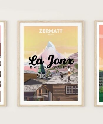 Posters-on-wall-zermatt