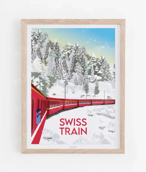 Swiss Train - Bernina Express