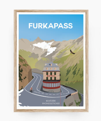 Affiche Porrentruy – poster suisse, décoration murale, cadeau suisse