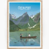 Poster Du Lac de Seealpsee, Appenzell