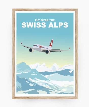 Affiche Raclette – poster suisse, décoration murale, cadeau suisse