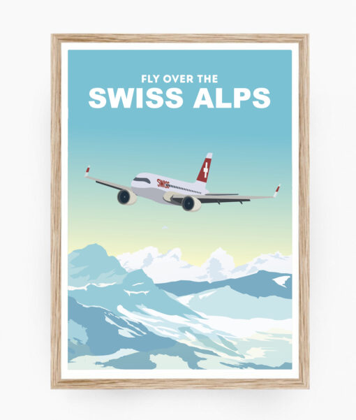 Affiche Raclette – poster suisse, décoration murale, cadeau suisse