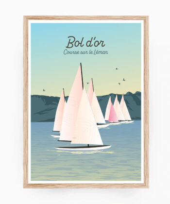 Tableau avec le poster du bol d'or