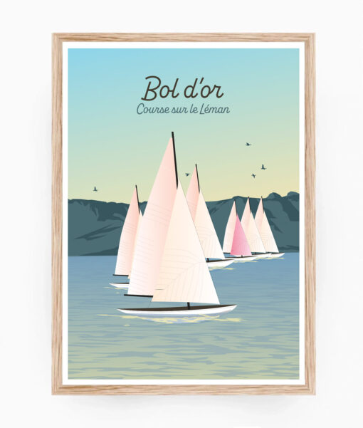 Tableau avec le poster du bol d'or