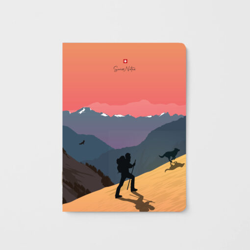Notebook Hike in Switzerland
