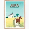 Poster of the Swiss Jura, the Franches Montagnes