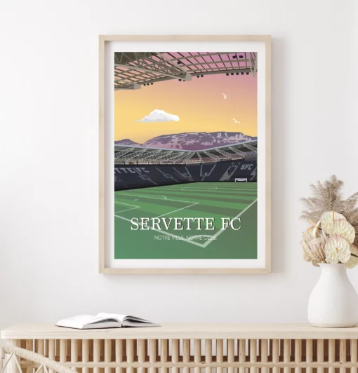 Affiche Morges, la région – poster suisse, décoration murale, cadeau suisse