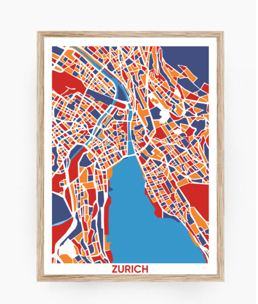 Mappa di Zurigo