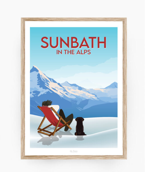 Sunbath in the Alps
