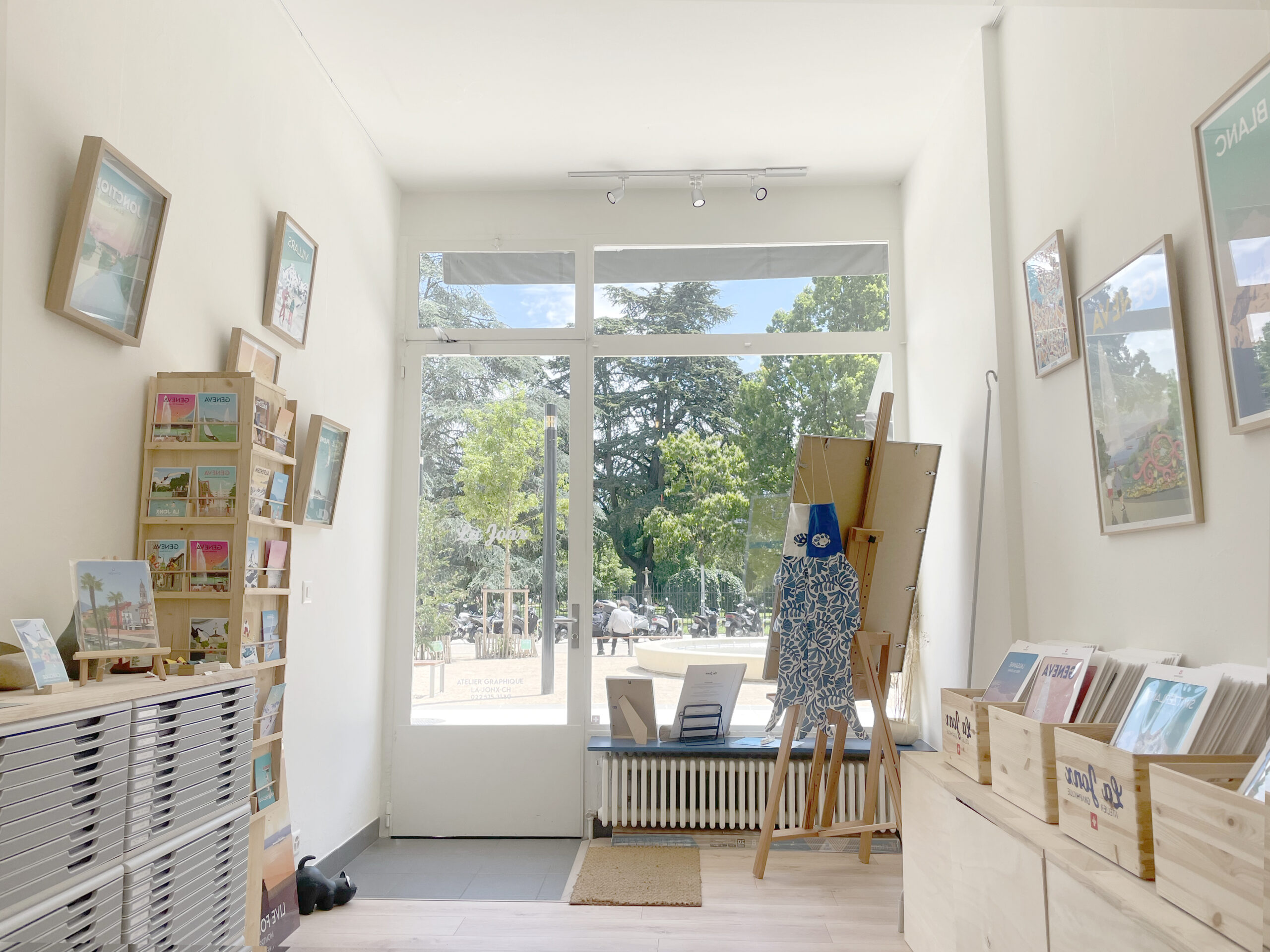Intérieur de l'atelier la Jonx