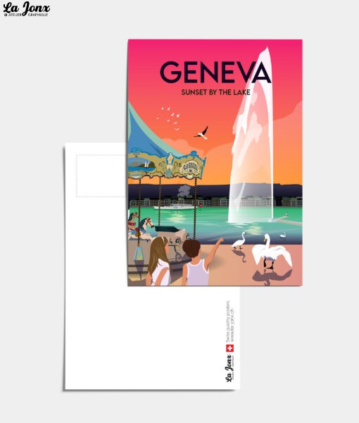 Postcard - Genève Eaux Vives