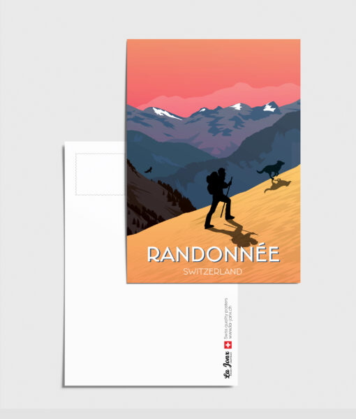 Postcard - Hiking