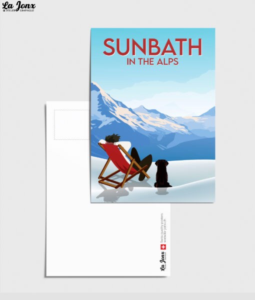 Postcard - Sunbath