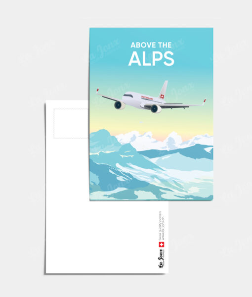 Postcard - Above the Alps