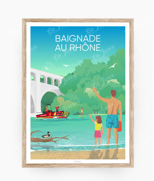 Baignade au Rhône