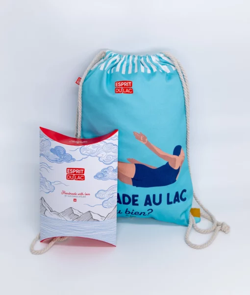 Drawstring Backpack "Baignade" - Image 4