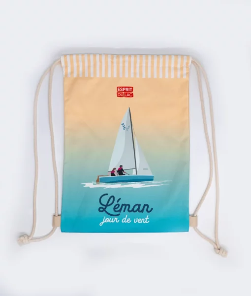 Sac à dos "Léman, jour de vent" – Image 3