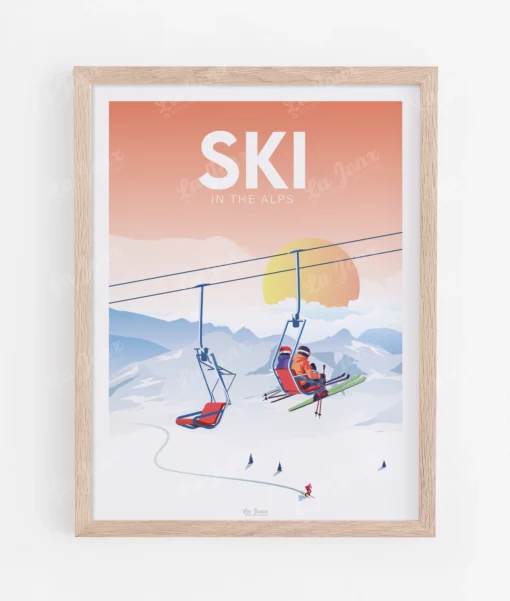 Ski in the Alps