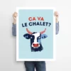 Poster/Affiche de Ça va le chalet ? en Suisse, cadeau original