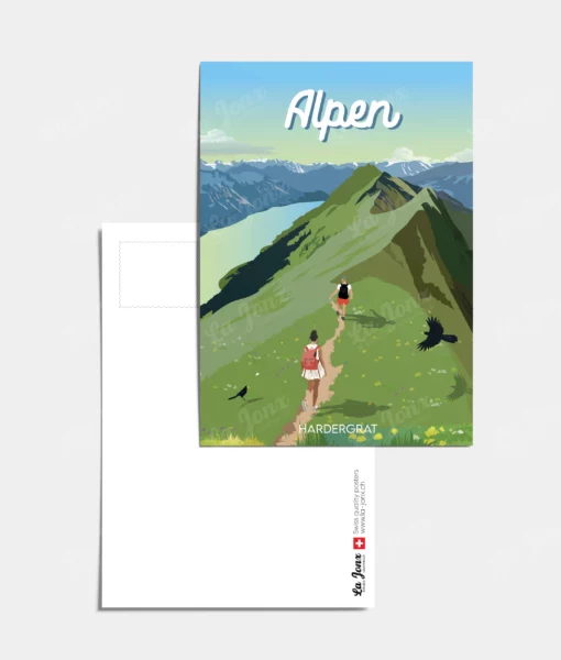 Carte postale - Alpen