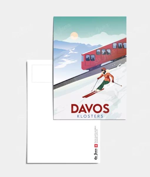Carte postale - Davos