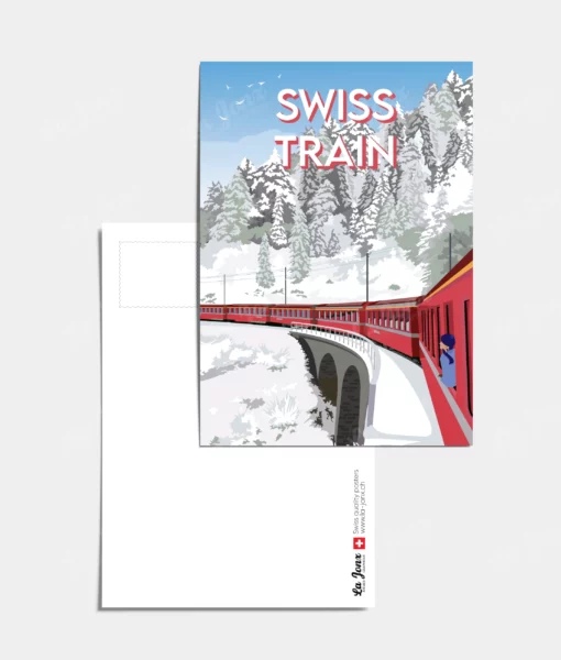 Carte postale - Swiss Train