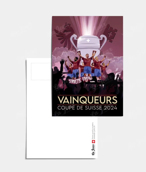 Carte postale - Vainqueurs, Coupe de Suisse 2024