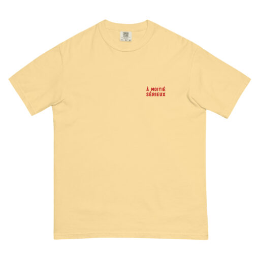 Affiche T-shirt teinté lourd unisexe – poster suisse, décoration murale, cadeau suisse