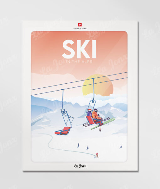 Skifahren in den Alpen – Bild 3