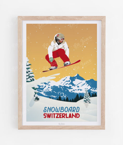 Snowboard in Switzerland