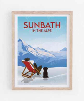Sunbath in the Alps
